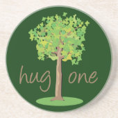 Tree Hugger Sandstein Untersetzer (Vorne)