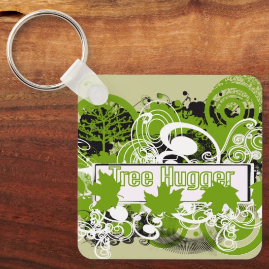 Tree Hugger Schlüsselanhänger (Vorderseite)