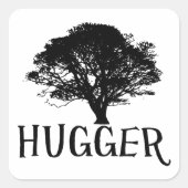 Tree Hugger Sticker (Vorderseite)