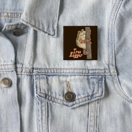 Tree Hugger Tree Frog Button (Beispiel)