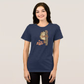 Tree Hugger Tree Frog Tri-Blend Shirt (Vorderseite voll)