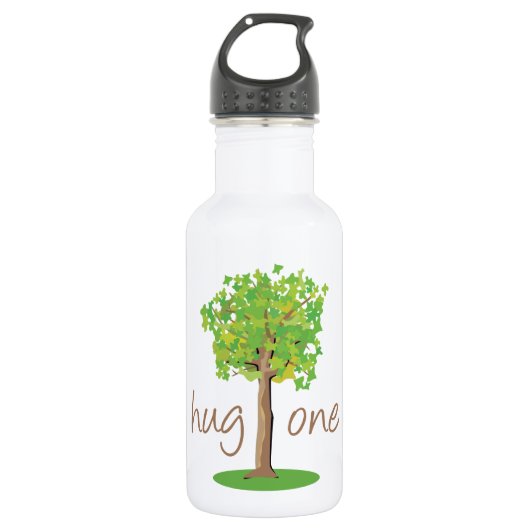 Tree Hugger Trinkflasche (Vorderseite)