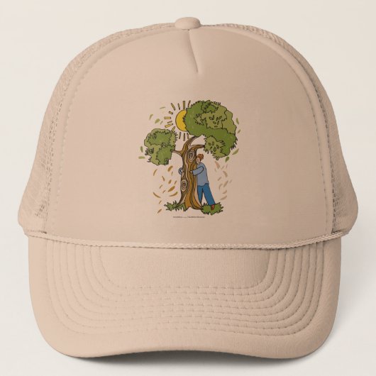 Tree Hugger Truckerkappe (Vorderseite)