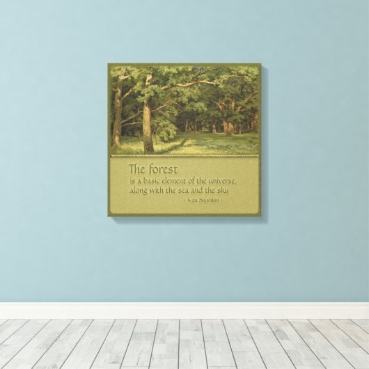 Tree Hugger's CC0394 Shishkin Leinwanddruck (Insitu (Holzboden))