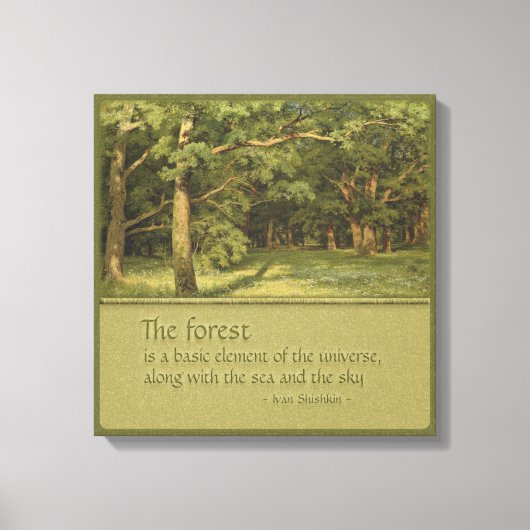 Tree Hugger's CC0394 Shishkin Leinwanddruck (Vorderseite)