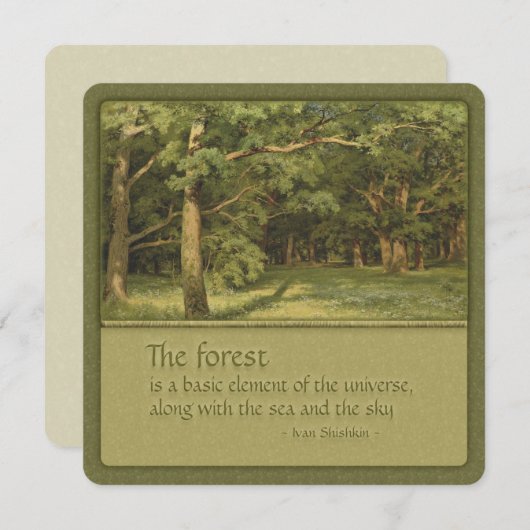 Tree Huggers Shishkin-Zitat CC0351 (Vorne/Hinten)