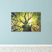 Tree Hugging Leinwanddruck (Insitu (Holzboden))