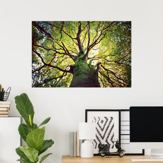 Tree Hugging Poster (Heimbüro)