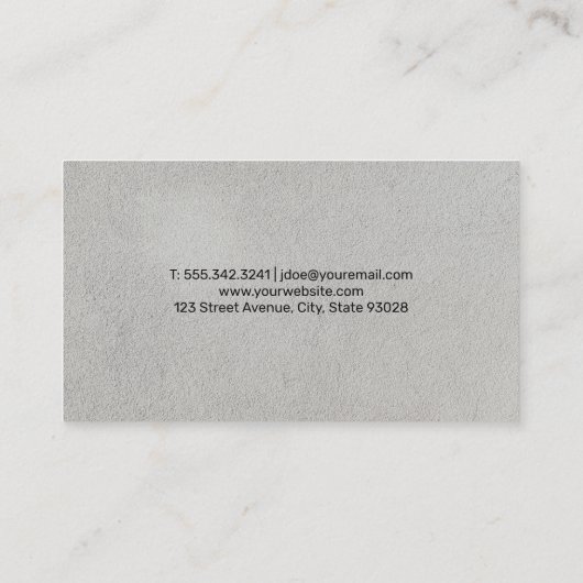 Tree Icon Financial Growth Visitenkarte (Rückseite)