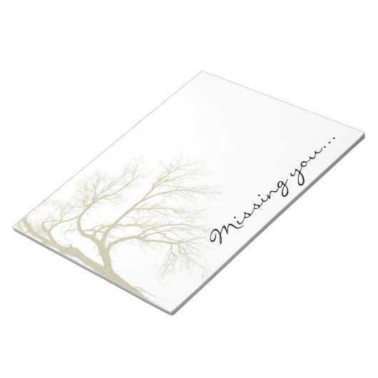 Tree II Notepad Notizblock (angewinkelt)