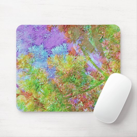 Tree Illusion Traum Farbenfrohe Kunst Mouse Pad Mousepad (Mit Mouse)