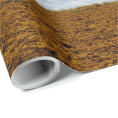 Tree in an empty field geschenkpapier (Rolleneckpunkt)