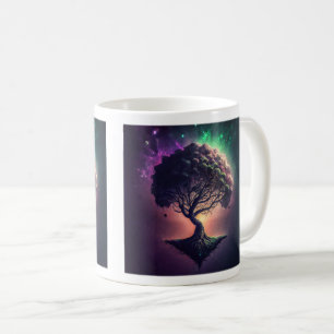 Tree in Space Classic Tasse, 11 oz Kaffeetasse