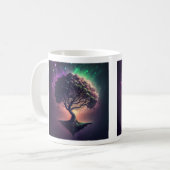 Tree in Space Classic Tasse, 11 oz Kaffeetasse (Vorderseite Links)