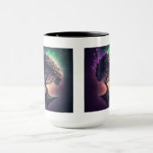 Tree in Space Combo Tasse, 15 oz Tasse (Zentrum)