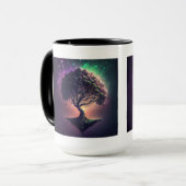 Tree in Space Combo Tasse, 15 oz Tasse (Vorderseite Links)