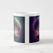 Tree in Space Jumbo-Tasse (Vorderseite)
