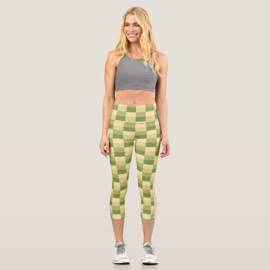 Tree In The Desert Colors Capri Leggings (Vorderseite)