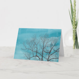 Tree in winter karte