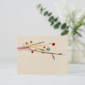 Tree Japan Branches Delicate Postkarte (Stehend Vorderseite)