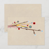 Tree Japan Branches Delicate Postkarte (Vorne/Hinten)