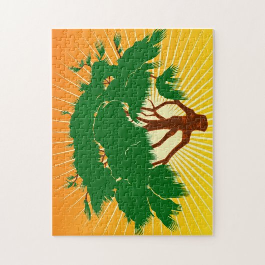 Tree Jigsaw Puzzle (Vertikal)