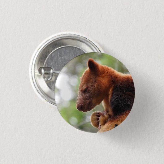 Tree Kangaroo Abzeichen Button (Vorne & Hinten)