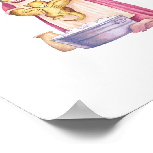 Tree Kangaroo Mutter und Kind 8 x 10 Print Poster (Ecke)