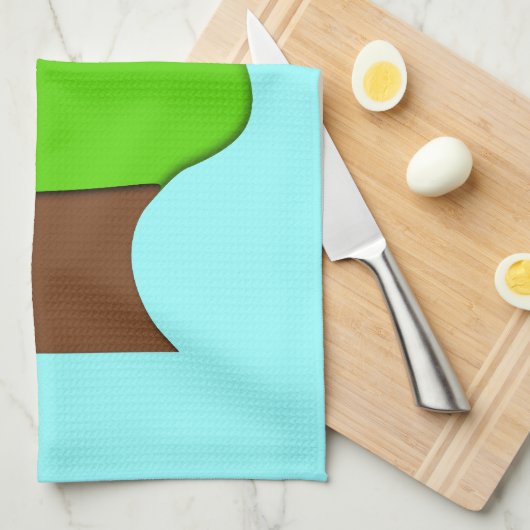 Tree Kitchen Handtuch (Viertel Falte)