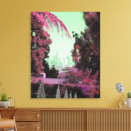 Tree Künstlerische Fotografie Retro Chic Californi Leinwanddruck (Insitu (Wohnzimmer))