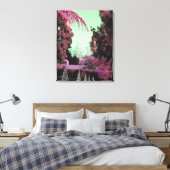 Tree Künstlerische Fotografie Retro Chic Californi Leinwanddruck (Insitu (Schlafzimmer))