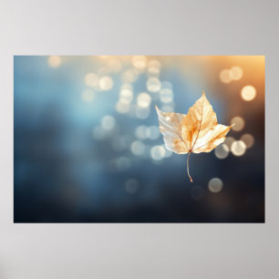 Tree Leaf Forest Nature Serene Tranquil Poster