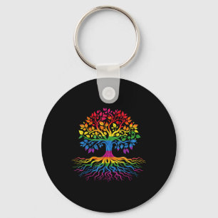 Tree Life Rainbow Lgbt Cooler Gay Pride Flag Allil Schlüsselanhänger