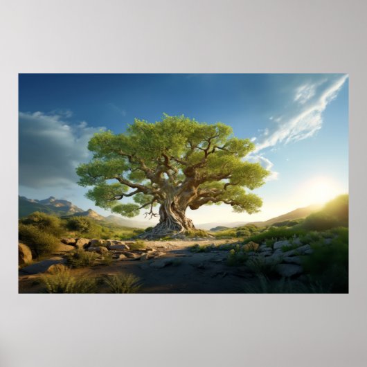 Tree Life Verzauberung Stille Natur Poster (Vorne)