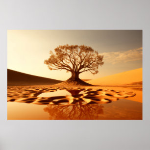 Tree Life Verzauberung Stille Natur Poster
