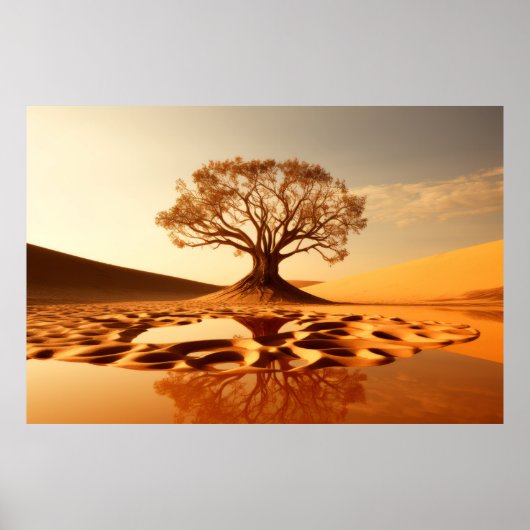 Tree Life Verzauberung Stille Natur Poster (Vorne)