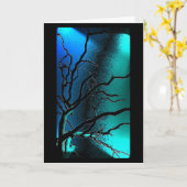 Tree Lights Geburtskarte Karte (Gelbe Blume)