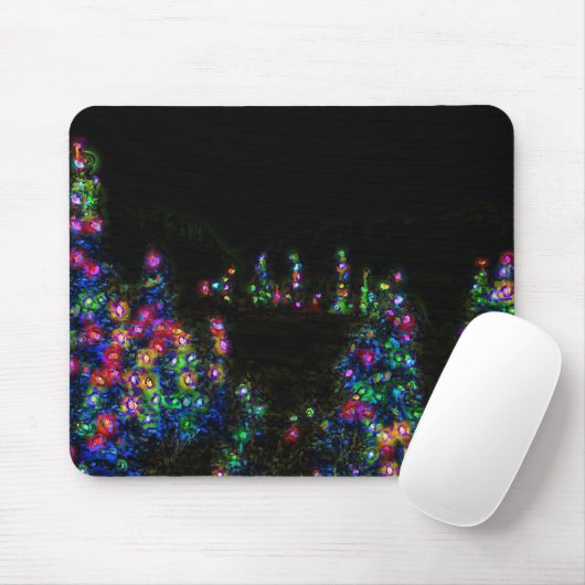 Tree Lights Mousepad (Mit Mouse)