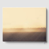 Tree Lights Rustikale Hochzeit im Freien Gästebuch (Rückseite)