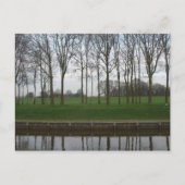 Tree Line Canal Postcard Postkarte (Vorderseite)