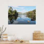 Tree Lined Lake Poster (Küche)
