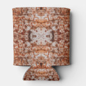 Tree Log Cutaway Photo Mixed Media Repeat Pattern Dosenkühler (Rückseite)