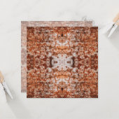 Tree Log Cutaway Photo Mixed Media Repeat Pattern Karte (Vorderseite/Rückseite Beispiel)