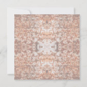 Tree Log Cutaway Photo Mixed Media Repeat Pattern Karte (Rückseite)