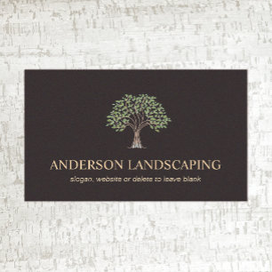 Tree Logo Business Card Visitenkarte