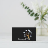 Tree Logo Diamond Visitenkarten Visitenkarte (Stehend Vorderseite)