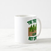 Tree Lot ist mein Hot Spot Holiday Design T - Shir Kaffeetasse (VorderseiteRechts)