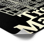 Tree Magnet Disc Golf Humor  Poster (Ecke)