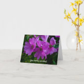 Tree Mallow Greeting card Karte (Gelbe Blume)