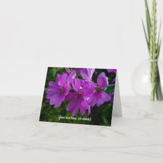 Tree Mallow Greeting card Karte